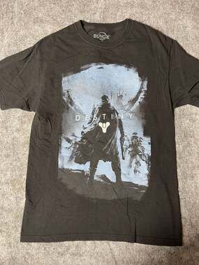 Destiny Video Game Promo Graphic T-Shirt Black Size Medium